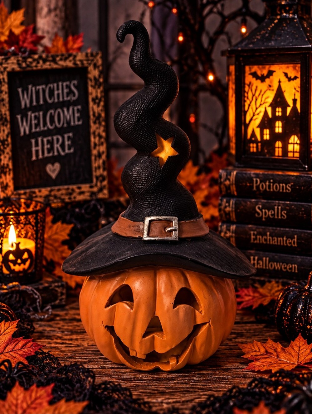 Halloween Pumpkin Witch